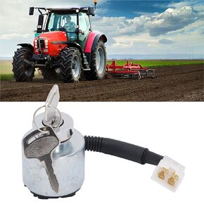 Automotive Car Tractor Truck Ignition Starter Switch 37410 59110 for Kubota B1550D B1750D B1750 Zinc Alloy Brass for General Motors Tractors Trailers Agriculture