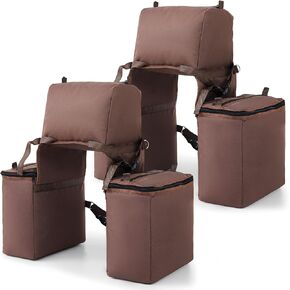 قطعتان من حقيبة السرج المبردة المعزولة المقاومة للتسرب من نسيج أكسفورد 600 دي، حقيبة ركوب الخيل الغربية مع حزام لحامل زجاجات المياه لمعدات الحصان، 11.81 × 11.81 × 5.31 بوصة in Kuwait