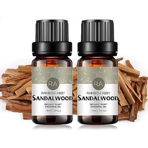 2-Pack Sandalwood Essential Oils, 100% Pure, Undiluted, Sandalwood Oil - 2x10 mL