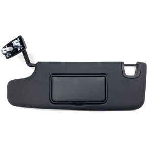 Ezzy Auto Left Driver Side Sun Visor Compatible with Jeep Wrangler JK 2007-2018 Black 6CJ07DX9AA