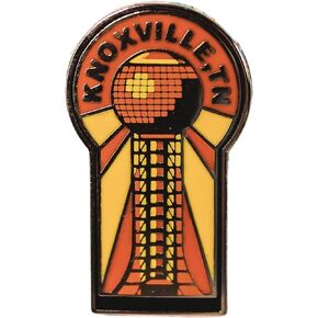 Knoxville Tennessee Enamel Pin - Sunsphere Souvenir - Knoxville Pin
