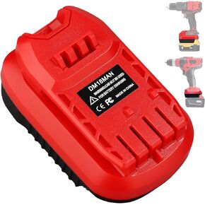 Battery Adapter for DeWalt/for Milwaukee to for Craftsman, Battery Converter for DeWalt 20V/for Milwaukee 18V Li-ion Battery to Work for Craftsman 20V V20 Li-ion Power Tool