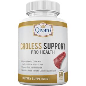 Choless Support Pro Health - Cholesterol & Lipid Management – Infused with Guggul and Garlic Extract - Vegan and Non-GMO - Made in USA – 60 Capsules