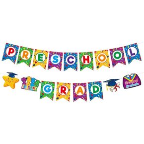 لافتة التخرج لمرحلة ما قبل المدرسة 2024 لافتة تخرج لمرحلة ما قبل المدرسة للأطفال 2024 ديكورات حفلات التخرج لمرحلة ما قبل المدرسة للتهنئة ديكورات المدرسة المنزلية in Kuwait