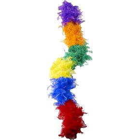 Forum Novelties Boa Rainbow-55G, Multicolor