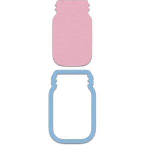 Sizzix Framelits Die 664890 Jar Set 2 Pack, Multicolor