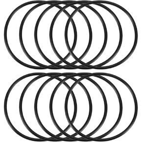 uxcell Nitrile Rubber O-Rings, 75mm OD 69mm ID 3mm Width, Metric Sealing Gasket, Pack of 10