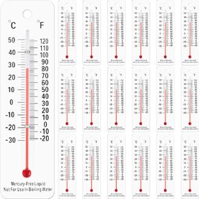 Maitys 10 Pcs Science Thermometers Mercury Free Student School Supplies Boiling Point Thermometers for Classroom Teaching Tools