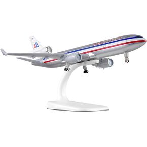 Busyflies 1:300 Scale MD-11-American Airplane Models Alloy Diecast Airplane Model