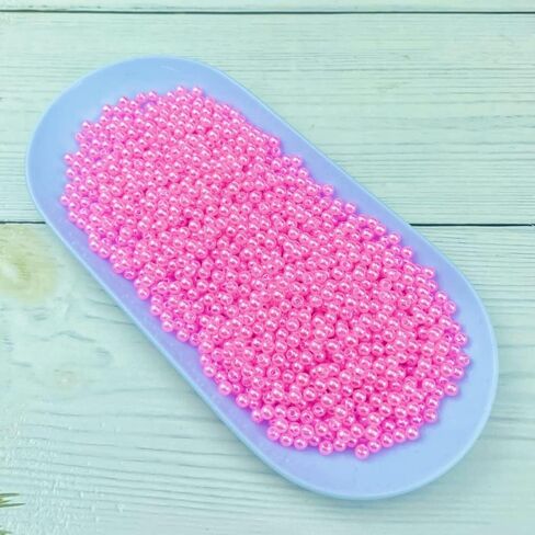 2000 قطعة حبات اللؤلؤ الأبيض 4 مللي متر حبات اللؤلؤ فضفاضة مستديرة مع ثقب ل قلادة سوار ذاتي الصنع مستلزمات صناعة المجوهرات الحرفية اليدوية in Kuwait