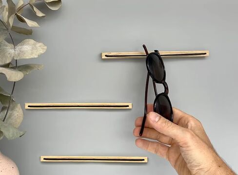 12 PCS Colorful Sunglasses Holder Wall Hanging Glasses Organizer - Space Saving Sunglasses Rack and Eye Glass Holder Stand in Saudi Arabia