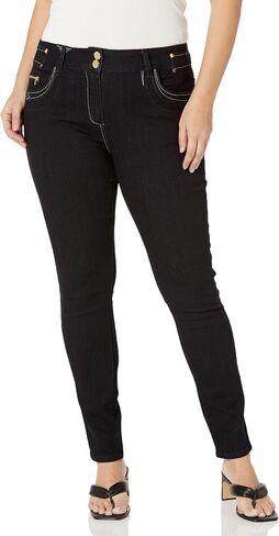 City Chic Women's Plus Size Jean H Sassy Rips in Saudi Arabia