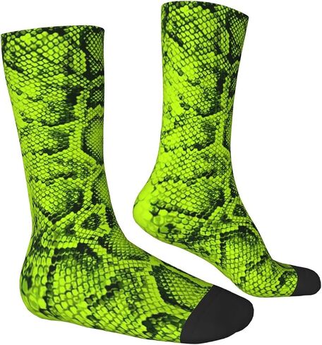 Snake Skin Crew Socks Snake Socks Dress Socks Funny Stockings Socks Gifts Novelty Socks in Saudi Arabia