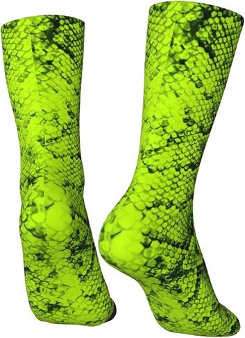Snake Skin Crew Socks Snake Socks Dress Socks Funny Stockings Socks Gifts Novelty Socks in Saudi Arabia