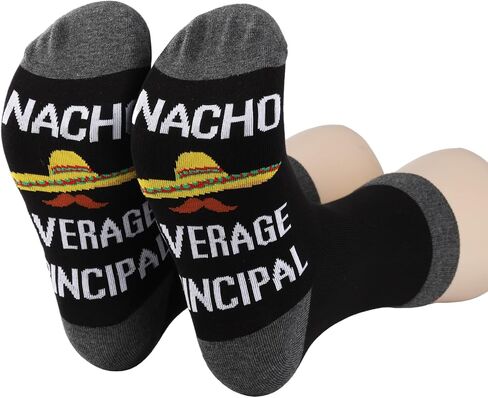 BDPWSS School Principal Gift Assistant Principal Gift Principal Appreciation Gift Nacho Average Principal Graduation Socks in Saudi Arabia