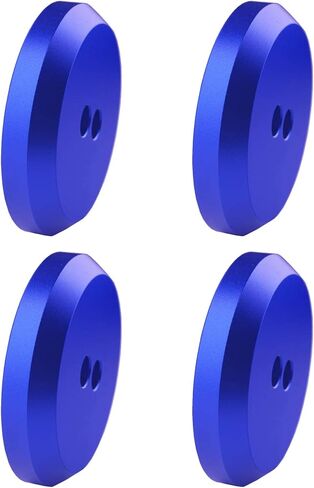 محول وسادة رافعة أرضية من الألومنيوم مناسب لـ C7/C6 Corvette Premium Bolt on Jack Points-4 Pack (أزرق) in Kuwait