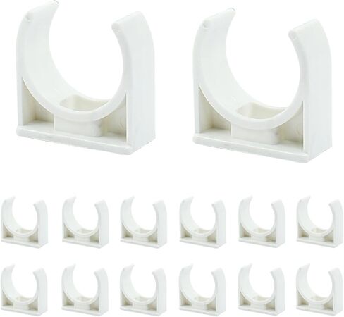 20pcs PVC Water Pipe Clips, 50mm(ID) U-Shaped Water Pipe Clamps, 2"(ID) Pipe Clamps Clip for Tubing Hoses Water Pipe in Saudi Arabia