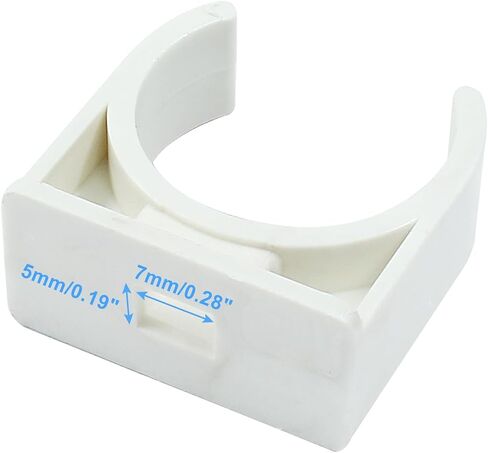 20pcs PVC Water Pipe Clips, 50mm(ID) U-Shaped Water Pipe Clamps, 2"(ID) Pipe Clamps Clip for Tubing Hoses Water Pipe in Saudi Arabia