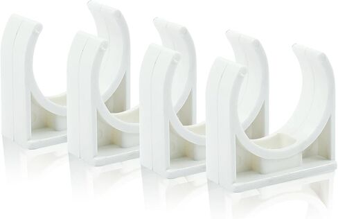 20pcs PVC Water Pipe Clips, 50mm(ID) U-Shaped Water Pipe Clamps, 2"(ID) Pipe Clamps Clip for Tubing Hoses Water Pipe in Saudi Arabia