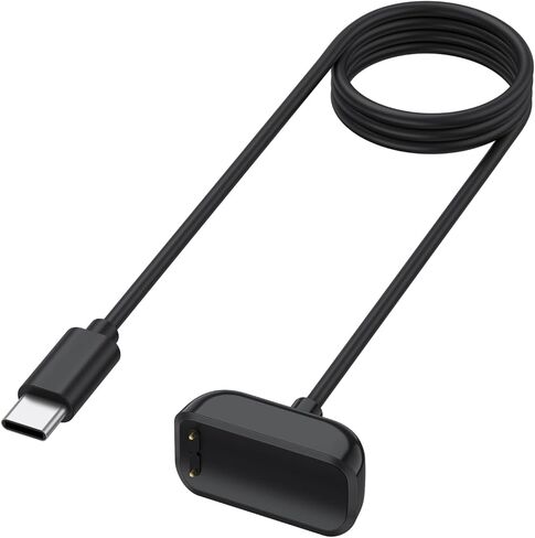 كابل شاحن للساعة الذكية لتتبع اللياقة البدنية Fitbit Luxe/Luxe SE، كابل شحن مغناطيسي USB C بديل، سلك كابل طاقة للشحن للشحن 5/الشحن 6/Luxe in Kuwait