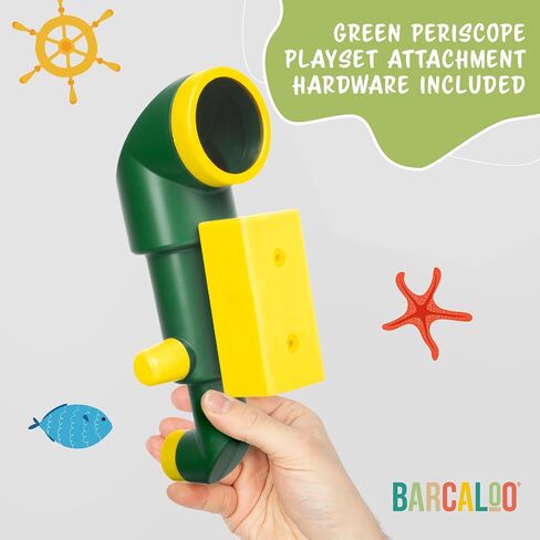 Barcaloo Playground Equipment Play Periscope for Kids - Green Periscope Playset Attachment, Monocular Periscope Swing Set Accessory for Outdoor Playhouse Playset Backyard. Periscope for Toddler in Saudi Arabia