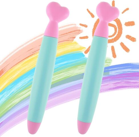 Kid Friendly Stylus Pens for Touch Screens, 2 Pcs Stylus Pens for Children Tablet Stylus Pen Anti Slip Easy Grip Universal Touch Safe Compatible with All Touch Devices(B-Style) in Saudi Arabia