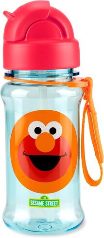 Skip Hop x Sesame Street Toddler Sippy Cup with Straw, Straw Bottle, 12 oz, Elmo in Saudi Arabia