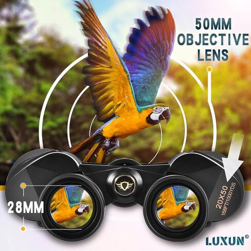 LUXUN Compact Binoculars for Adults Kids, 15x25 Mini Binoculars High Powered, Small Binocular for Bird Watching, Cruise Ship, Travel, Hiking,Camping in Saudi Arabia