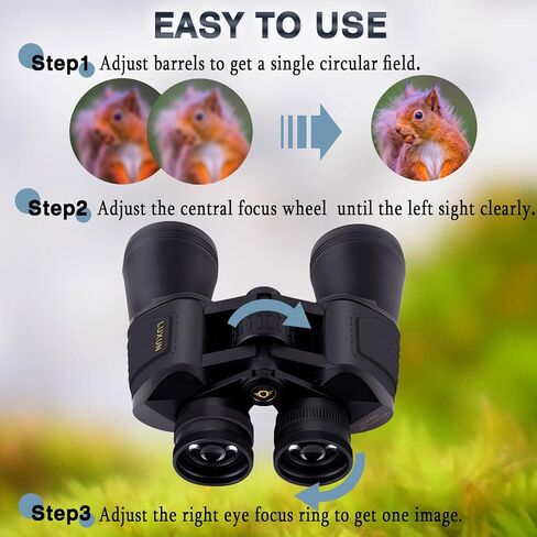 LUXUN Compact Binoculars for Adults Kids, 15x25 Mini Binoculars High Powered, Small Binocular for Bird Watching, Cruise Ship, Travel, Hiking,Camping in Saudi Arabia