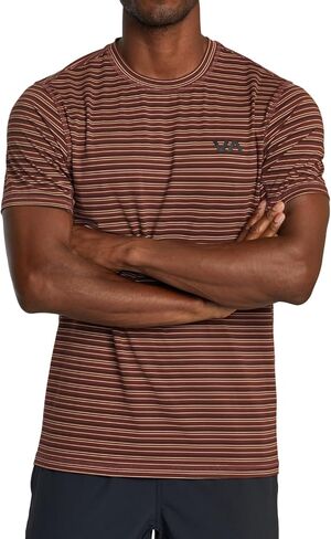 RVCA Women's Sport Vent Stripe Short Sleeve Tee in Saudi Arabia