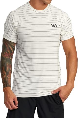 RVCA Women's Sport Vent Stripe Short Sleeve Tee in Saudi Arabia