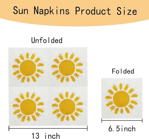 60 Pcs First Trip Around The Sun Party Tableware Set, Boho Sun Birthday Party Decoration,Sunshine Party Supplies Plates Napkins Perfect for 1st First Trip Around The Sun Party in Saudi Arabia