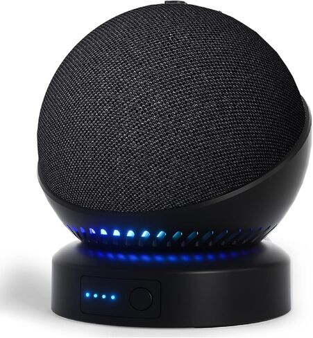 Battery Base for D0T 4th Gen and 5th Gen Make Your D0T5 and Homepod Mini 2 Portable Stand Accessories, Not Including The speeaker (Black) in Kuwait