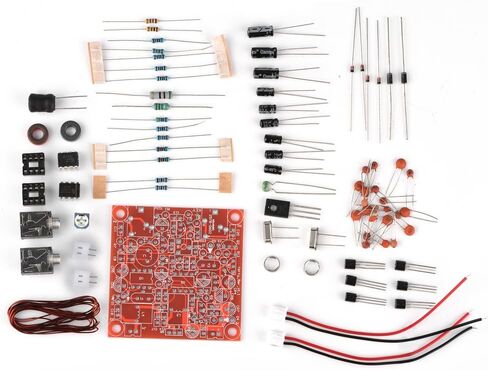 ASHATA CW Transceiver Kit, CW QRP Ham Amateur Shortwave Radio Transceiver Including Unsoldered Circuit Board Scattered Components Kit Circuit Diagram in Saudi Arabia