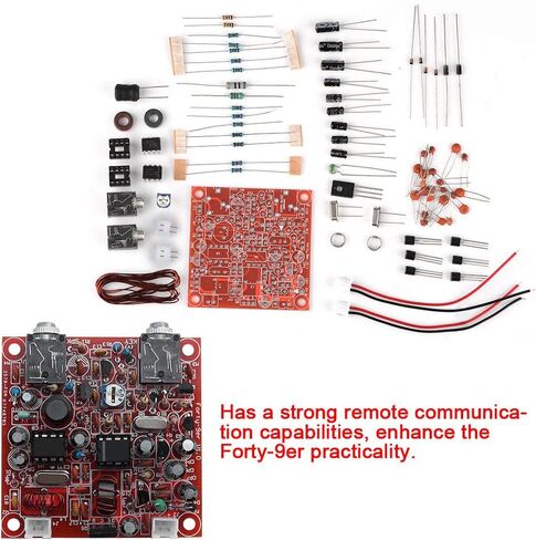 ASHATA CW Transceiver Kit, CW QRP Ham Amateur Shortwave Radio Transceiver Including Unsoldered Circuit Board Scattered Components Kit Circuit Diagram in Saudi Arabia