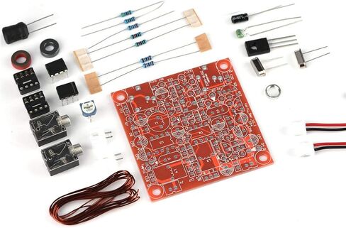 ASHATA CW Transceiver Kit, CW QRP Ham Amateur Shortwave Radio Transceiver Including Unsoldered Circuit Board Scattered Components Kit Circuit Diagram in Saudi Arabia
