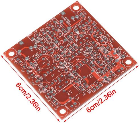ASHATA CW Transceiver Kit, CW QRP Ham Amateur Shortwave Radio Transceiver Including Unsoldered Circuit Board Scattered Components Kit Circuit Diagram in Saudi Arabia