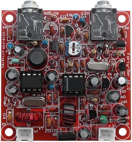 ASHATA CW Transceiver Kit, CW QRP Ham Amateur Shortwave Radio Transceiver Including Unsoldered Circuit Board Scattered Components Kit Circuit Diagram in Saudi Arabia