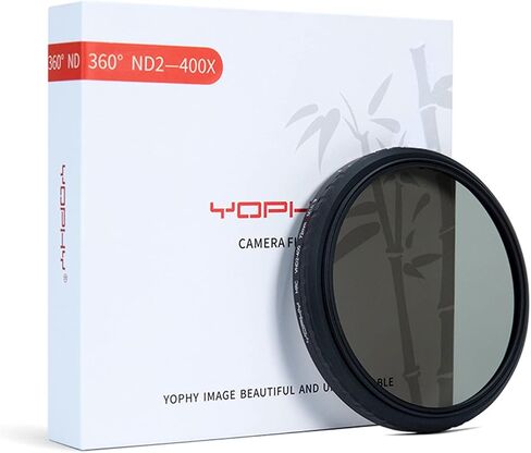 SONGING YOPHY MRC VND2-400 Filter is a Variable Neutral Density Filter Used in Photography and Videography to Control The Amount of Light Entering The Camera Lens. (62mm) in Saudi Arabia