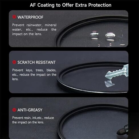 SONGING YOPHY MRC VND2-400 Filter is a Variable Neutral Density Filter Used in Photography and Videography to Control The Amount of Light Entering The Camera Lens. (62mm) in Saudi Arabia