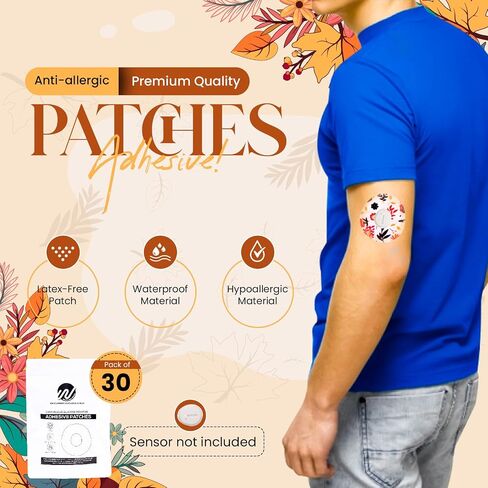dexcom g7 Over patches-30 Pack dexcom g7 Over Patches Waterproof and Dexcom Sensors |Skin Grip Covers | Enhance Sensor Performance with Dexcom G7 Patches(Smiley Pattern) in Saudi Arabia
