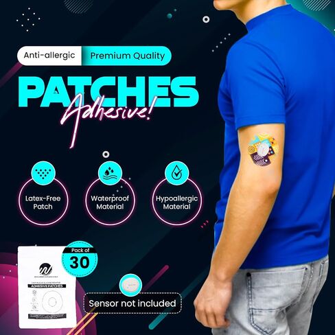 رقع لاصقة G7 من dexcom - 30 حزمة من الرقع الزائدة المقاومة للماء وملحقات لأجهزة استشعار Dexcom | أغطية قبضة الجلد | تحسين أداء المستشعر باستخدام تصحيحات Dexcom G7 (نمط الخريف) in Saudi Arabia