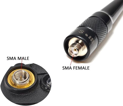 HYS 462-467Mhz GMRS SMA Female HT Antenna for 460-470Mhz UHF Handheld Amateur Radio (Pack of 2pcs) in Saudi Arabia
