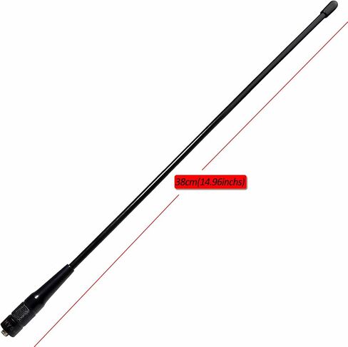 HYS 462-467Mhz GMRS SMA Female HT Antenna for 460-470Mhz UHF Handheld Amateur Radio (Pack of 2pcs) in Saudi Arabia