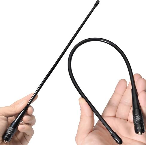 HYS 462-467Mhz GMRS SMA Female HT Antenna for 460-470Mhz UHF Handheld Amateur Radio (Pack of 2pcs) in Saudi Arabia
