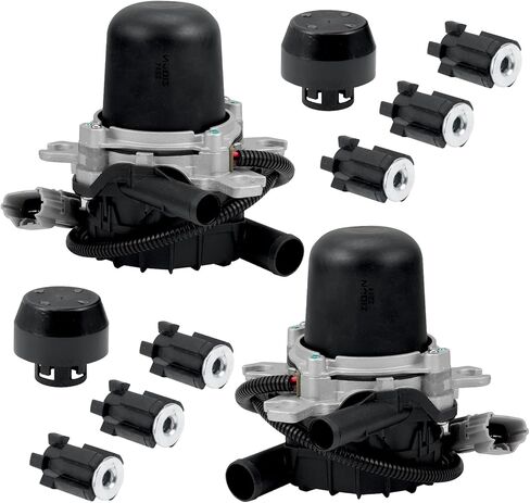 مضخة حقن الهواء الثانوية 17610-0S010 متوافقة مع 2008-2013 لكزس LX570 2008-2013 تويوتا لاند كروزر 2006-2012 تويوتا سيكويا 2007-2013 استبدال مضخة تندرا الضباب الدخاني # 10200231AA (قطعتان) in Kuwait