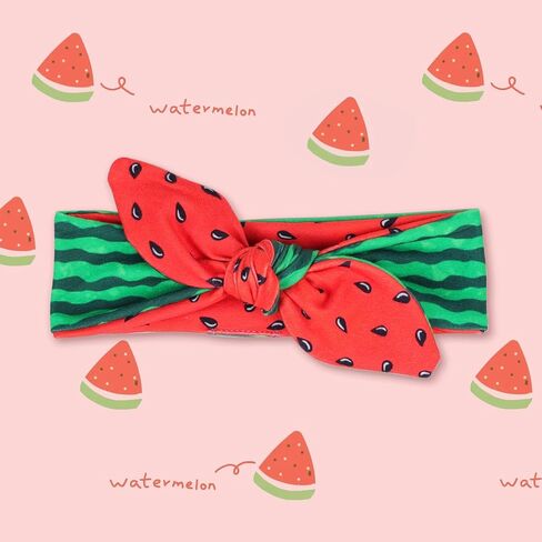 Baby Watermelon Headband Baby Strawberry Turban Hair Band Baby Fruit Headwarp BBG39 (Hair Band) in Saudi Arabia