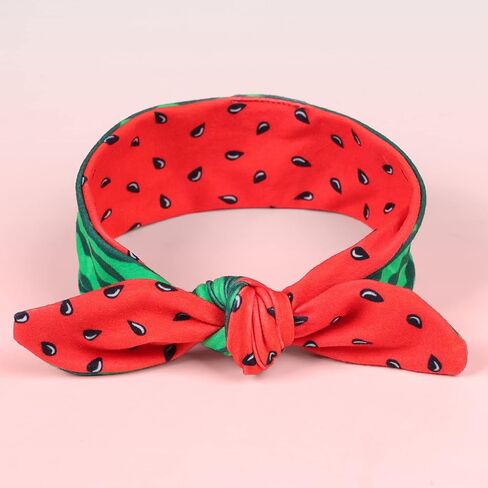 Baby Watermelon Headband Baby Strawberry Turban Hair Band Baby Fruit Headwarp BBG39 (Hair Band) in Saudi Arabia