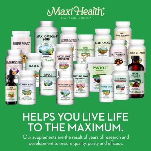 Maxi Health Max C Gram Plus -Gradual Release Buffered Vitamin C Tablets, 180 Count (Pack of 1) in Saudi Arabia