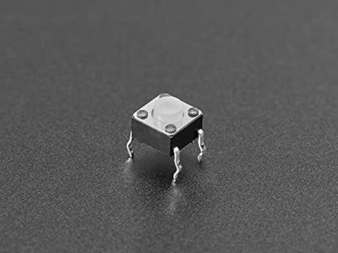 Soft Silicone Top 6mm Push-Buttons (20-Pack) - Translucent Adafruit 4183 in Saudi Arabia